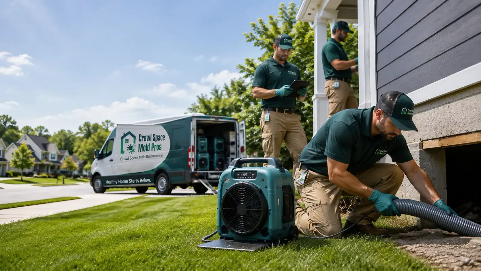 Crawl Space Mold Removal in Muskegon Heights, MI